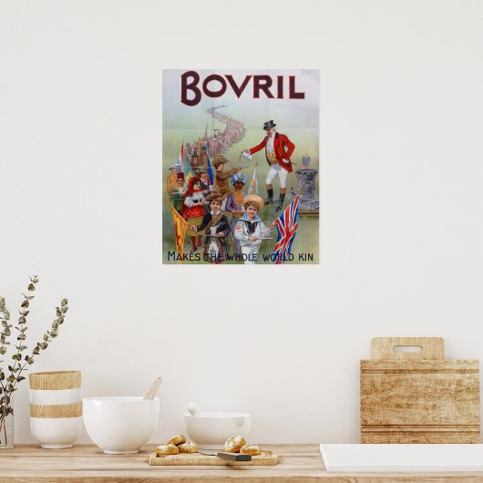 Bovril Advert 1902 Poster (Keuken)