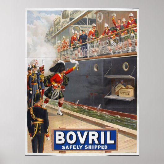 Bovril - Safely Shipped, 1902 Poster (Voorkant)