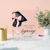 Bow Afstudeerder Party Een mooi einde aan een nieu Acryl Bord (Huwelijk)