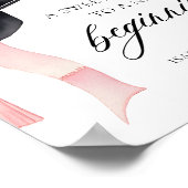 Bow Afstudeerder Party Een mooi einde aan een nieu Poster (Hoek)