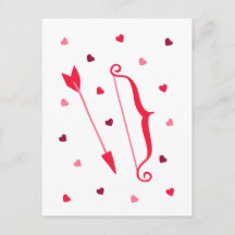 Bow and Arrow Hearts Valentine's Day