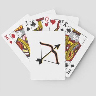 Bow and arrow playing cards pokerkaarten