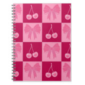 Bow and Cherry notebook  Notitieboek (Voorkant)