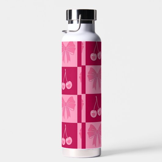 Bow and Cherry water bottle  Waterfles (Rechts)