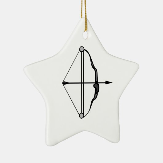 Bow & Arrow Keramisch Ornament (Rechts)