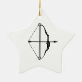 Bow & Arrow Keramisch Ornament (Voorkant)