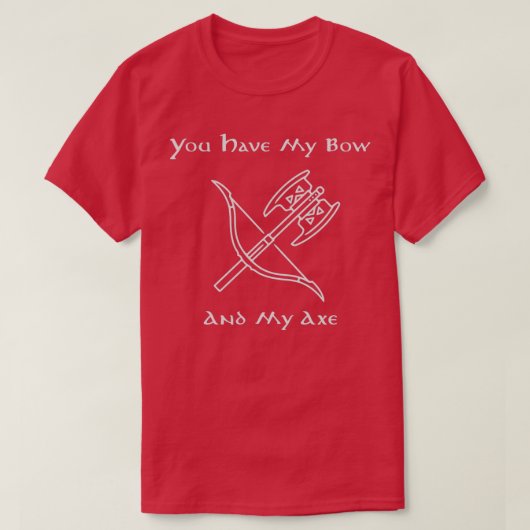 Bow Ax T-shirt (Design voorkant)