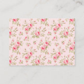 Bow Baby shower Boeken voor Baby Enclosure Informatiekaartje (Achterkant)