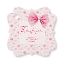 Bow bloemenkleine miss Onederful verjaardag gunst