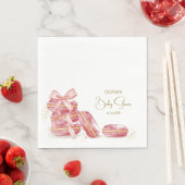 Bow Bonjour Bébé French Macarons Baby shower Servet (Insitu)