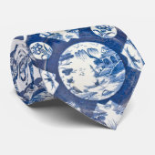 Bow bord met Chinees ontwerp, C. 1770 Stropdas (Opgerold)