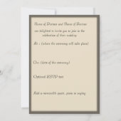 Bow Bridge Central Park Huwelijk Kaart (Achterkant)