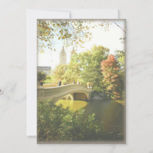 Bow Bridge Central Park Huwelijk Kaart