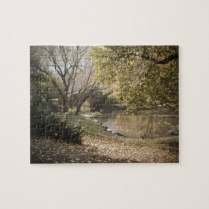 Bow Bridge, Central Park, in het najaar Legpuzzel