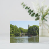 Bow Bridge Central Park Manhattan Briefkaart NYC (Staand voorkant)