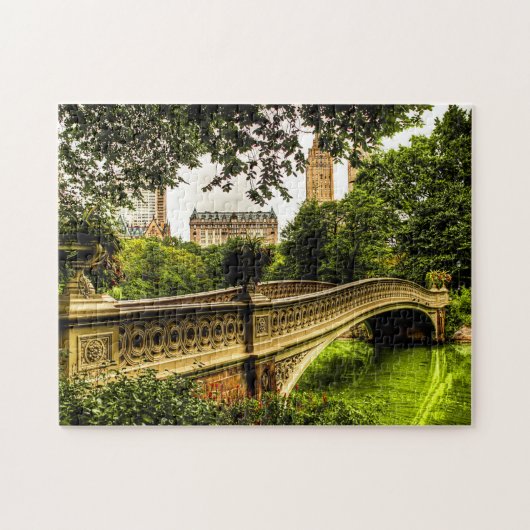 Bow Bridge, Central Park, NYC Puzzel Legpuzzel (Horizontaal)
