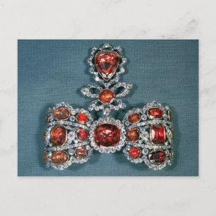 Bow broch set met briljante briefkaart