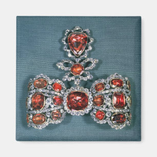 Bow broch set met briljante magneet