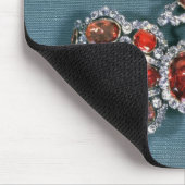 Bow broch set met briljante muismat (Hoek)