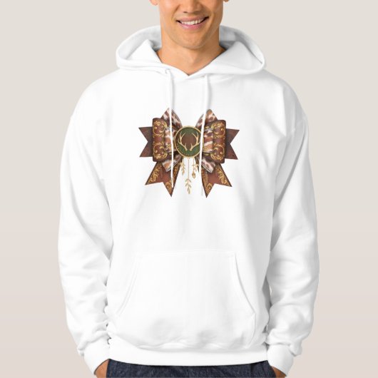 bow brown  hoodie (Voorkant)