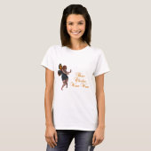 Bow chicka wow t-shirt (Voorkant volledig)