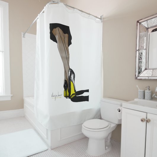 Bow Chicka Wow Wow Douchegordijn (In situ)