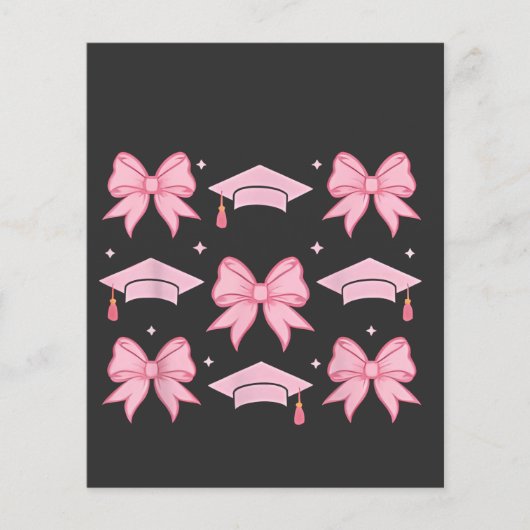 Bow coquette Afstuderen Roze palet 2025 Flyer (Voorkant)