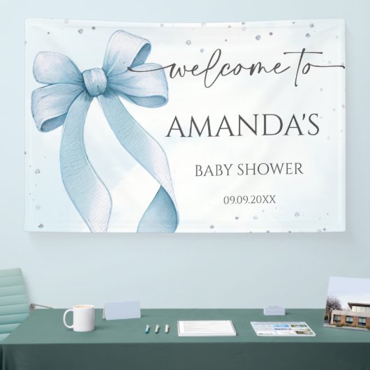 Bow Coquette Boy Baby shower Spandoek (Beurs)