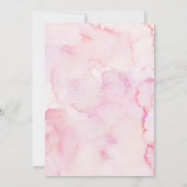 Bow Coquette Pink Girl Let's Skate Birthday Kaart (Achterkant)