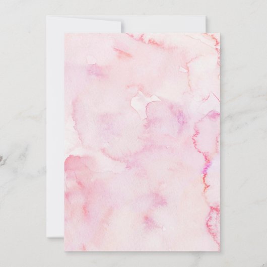 Bow Coquette Pink Girl Let's Skate Birthday Kaart (Achterkant)