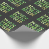 Bow Coquette St Patrick's Day Vintage Cadeaupapier (Hoek)