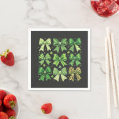 Bow Coquette St Patrick's Day Vintage Servet (Insitu)