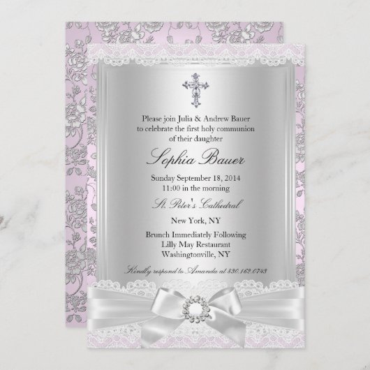  Bow Cross First Community Paars Kaart (Voorkant / Achterkant)