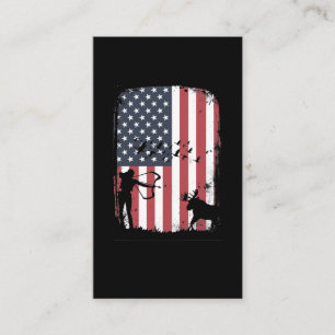 Bow Deer Hunting USA Deer Hunter Visitekaartje