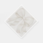 Bow Elegant Vrijgezellenfeest Decor Servet (Hoek)