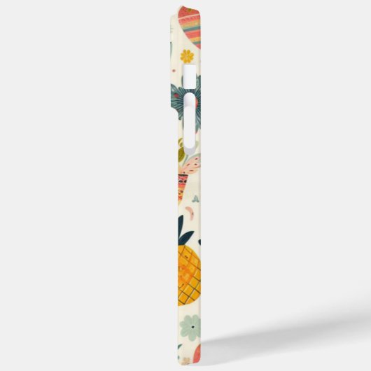 Bow en kersenpatroon Case-Mate iPhone case (Achterkant / Links)