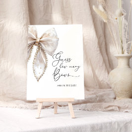 Bow en Pearl Baby shower Bow Boeken voor Baby Poster