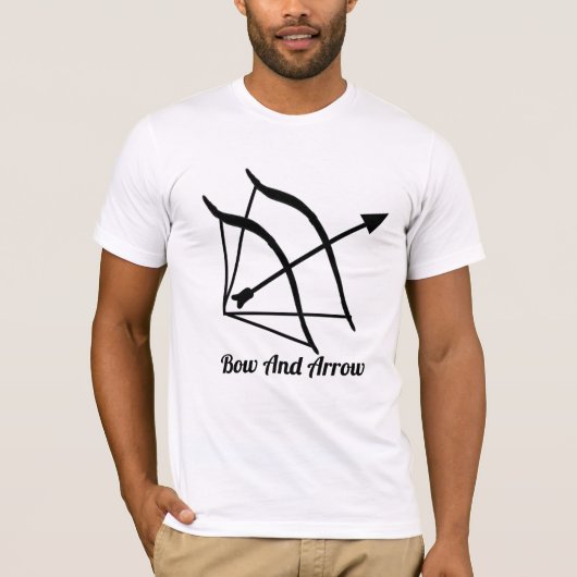 Bow en pijl T-shirt (Voorkant)