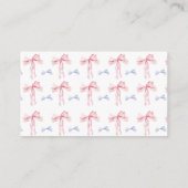 Bow Enclosure Kaart Geslacht Reveal Aangepaste ins (Achterkant)