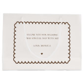 Bow Espresso Martini Coffee Bruidsmeisje Bedankt Groot Cadeauzakje (Achterkant)