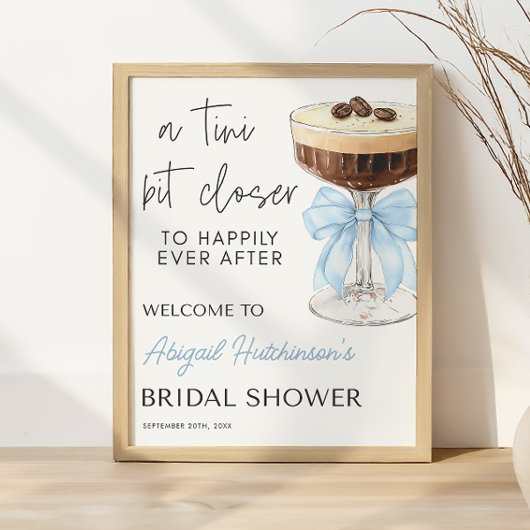 Bow Espresso Martini Vrijgezellenfeest - 16x20 Poster