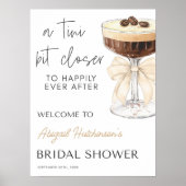 Bow Espresso Martini Vrijgezellenfeest - 18x24 Poster (Voorkant)