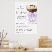 Bow Espresso Martini Vrijgezellenfeest - 24x36 Pos Poster (Keuken)