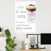 Bow Espresso Martini Vrijgezellenfeest - 24x36 Pos Poster (Thuiskantoor)