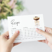 Bow Espresso Martini Vrijgezellenfeest Recept Informatiekaartje