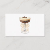 Bow Espresso Martini Vrijgezellenfeest Recept Informatiekaartje (Achterkant)