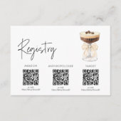 Bow Espresso Martini Vrijgezellenfeest - Registrat Informatiekaartje (Voorkant)