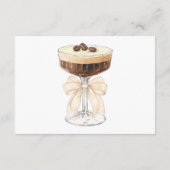 Bow Espresso Martini Vrijgezellenfeest - Registrat Informatiekaartje (Achterkant)
