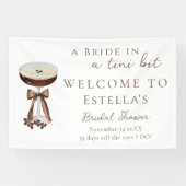 Bow Espresso Martini Vrijgezellenfeest Welkomstbor Spandoek (Horizontaal)