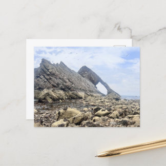 Bow Fiddle Rock Aberdeenshire Feestdagenkaart